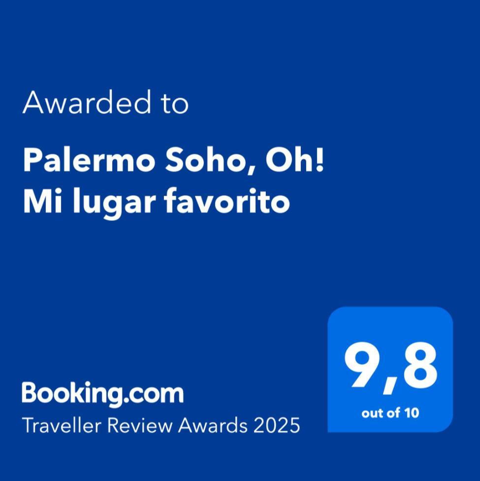 Palermo Soho, Oh! Mi Lugar Favorito Lägenhet Buenos Aires Exteriör bild